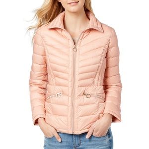 Michael Kors Packable Down Fill Jacket in pink